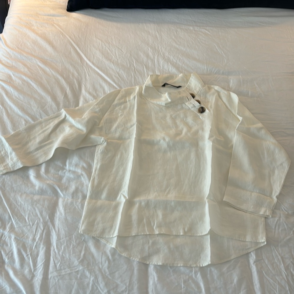 Zara linen top